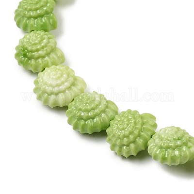 Нити синтетических бусин SHEL-Z003-04C-02-1