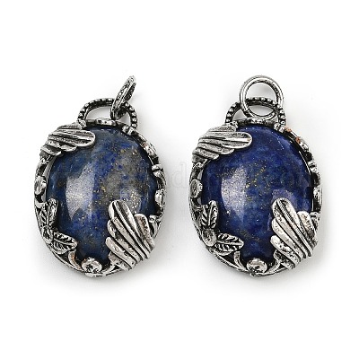 Крашеные природные лазурит подвески G-Z101-02AS-09-1