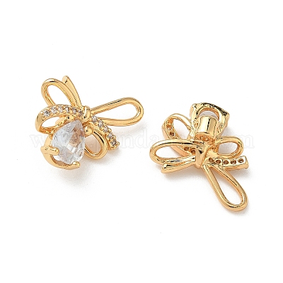 Латунные микро проложить кубического циркония подвески KK-Z136-58G-03-1