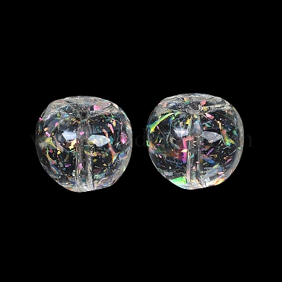 Прозрачные бисеры из смолы&nbsp;RESI-C070-01-1