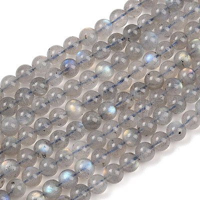 Природные лабрадорита бисер нитей&nbsp;G-H337-A02-03-1