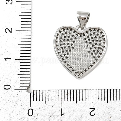 Латунные микро проложить кубического циркония подвески KK-P323-11B-P02-1