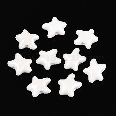 Фарфоровые бусины ручной работы PORC-Q002-03B-01-1