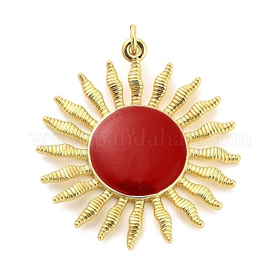 Латунь эмаль подвески&nbsp;X-KK-H527-35G-01-1