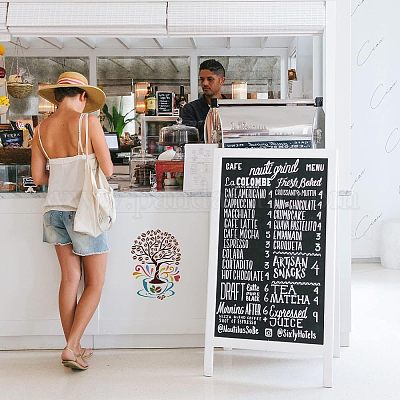 Большие пластиковые многоразовые шаблоны трафаретов для рисования DIY-WH0202-507-1