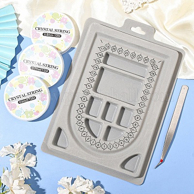 Пластиковые флокированные дизайнерские доски из бисера ODIS-YW0001-05-1