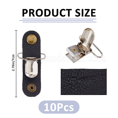 10 шт. ремни для кабеля из коровьей кожи&nbsp;HJEW-FH00224-1