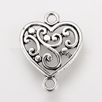 Соединители из сплава в тибетском стиле&nbsp;X-TIBE-Q077-09AS-RS-1