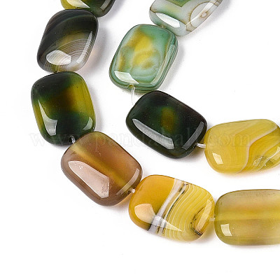 Природный агат бисер нитей G-N356-03A-11-1