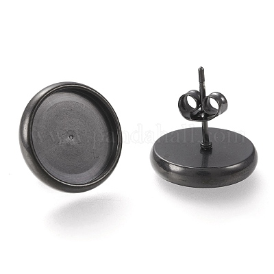 Серьги-гвоздики из нержавеющей стали 304 STAS-I162-02E-B-1