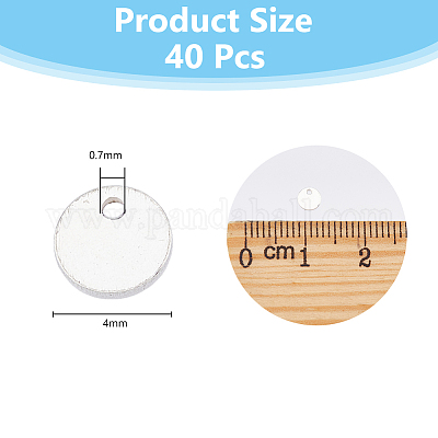 40 шт. 925 подвески из стерлингового серебра STER-DC0001-40-1
