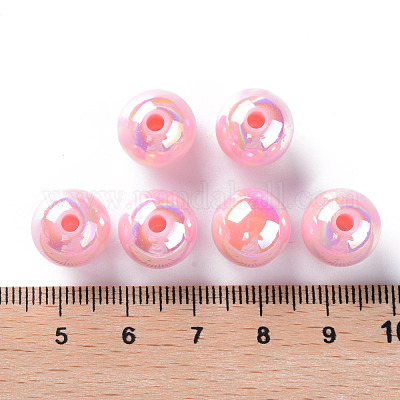 Непрозрачные акриловые бусины MACR-S370-D12mm-A01-1