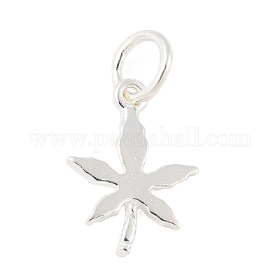 925 подвеска в виде кленового листа из стерлингового серебра STER-R013-04S-1