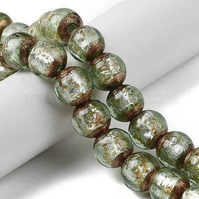 Ручной золотой песок бусины бисер нитей LAMP-P062-01F-1