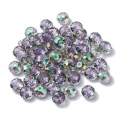 Ab цветные стеклянные бусины&nbsp;EGLA-P059-03A-AB04-1