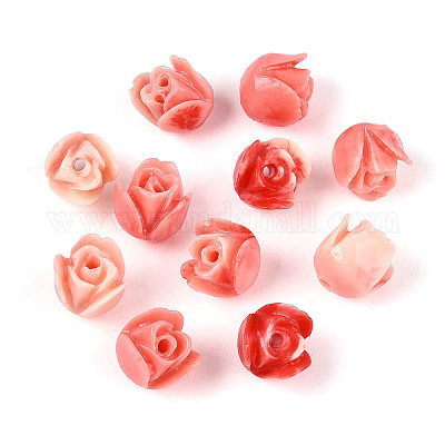 Синтетических коралловых бусин CORA-R017-02-1