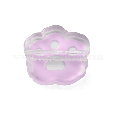 Прозрачного акрилового Европейский бисером&nbsp;OACR-CJC0006-03E-1