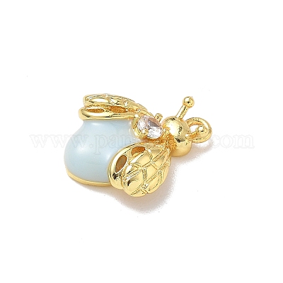 Латунные микро проложить кубического циркония подвески KK-Z128-04G-1