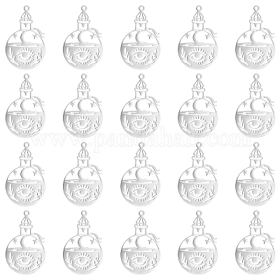 20 шт. подвески из нержавеющей стали 201 STAS-DC0007-12-1