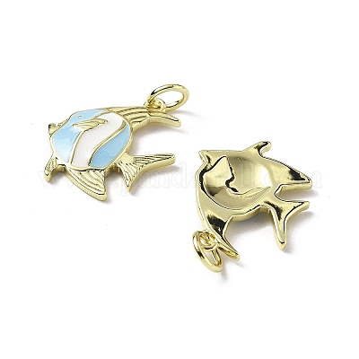 Латунь эмаль подвески KK-Z114-19G-1