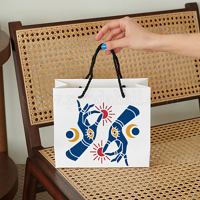 1 набор трафаретов для рисования на тему гадания и домашних животных DIY-MA0003-72-1