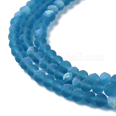 Прозрачные стеклянные бусины X1-EGLA-A034-T4mm-MB27-1