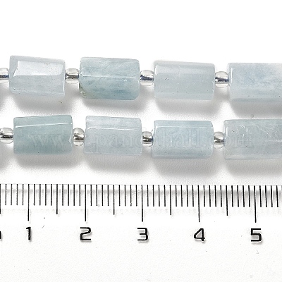Природные Аквамарин бисер нитей G-N327-06-33-1