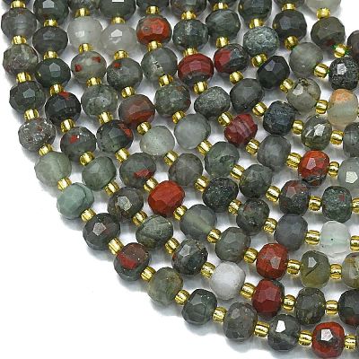 Природные африканские гелиотроп бисер пряди G-K389-E80-01-1