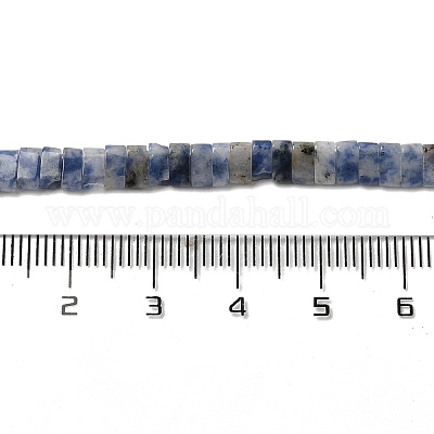 Натуральное синее пятно нитки из бисера яшмы G-Z045-A08-01-1