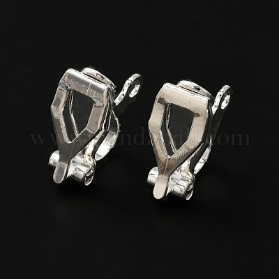 Латунные серьги с клипсами KK-O143-45S-1