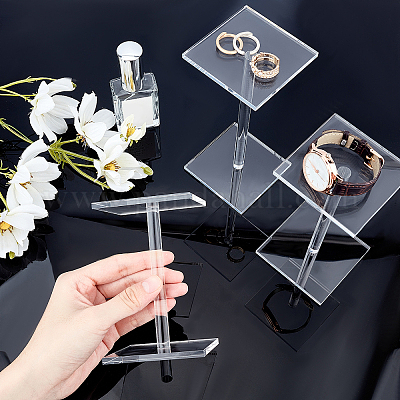 Акриловая рамка дисплея ювелирных изделий ODIS-WH0008-36-1