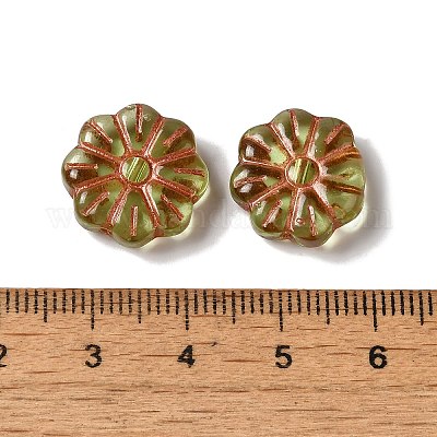 Прозрачные бусины лэмпворк&nbsp;LAMP-P065-03A-07-1