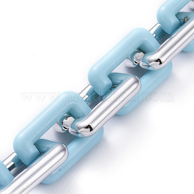 Пластиковые кабельные цепи ccb ручной работы AJEW-JB00668-03-1