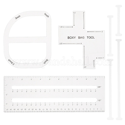 Пользовательские линейки акриловых шаблонов&nbsp;DIY-PH0023-94-1