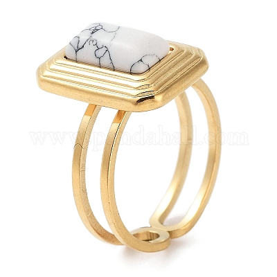 Ионное покрытие (IP) кольцо из нержавеющей стали 304 RJEW-B059-09G-02-1