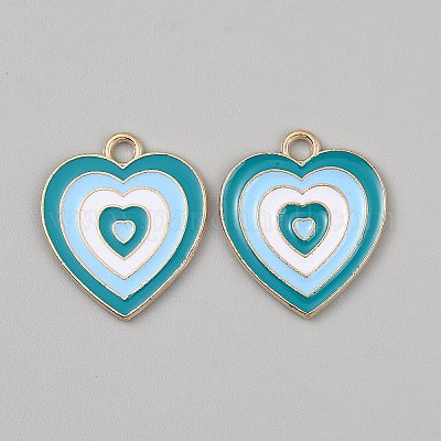 Подвески из эмали и сплава FIND-WH0139-622A-1