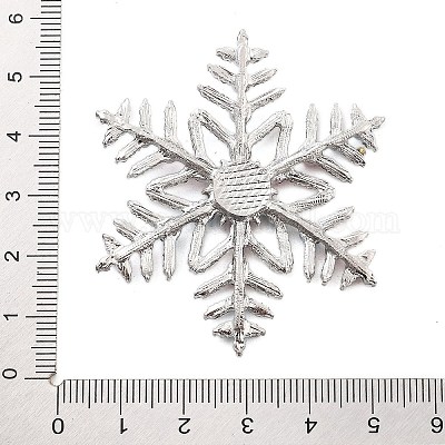 Кабошоны со стразами из рождественского сплава FIND-U016-03P-01-1