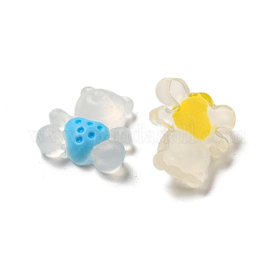 Светящиеся прозрачные кабошоны из смолы RESI-D013-03-1