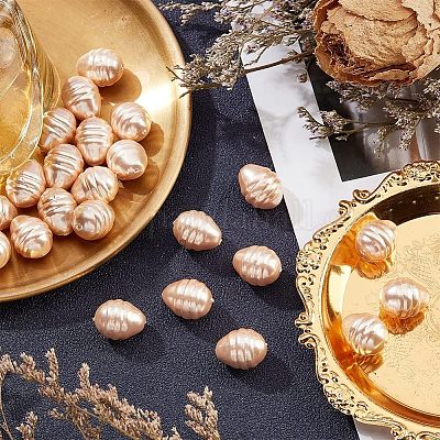 1 нить гальванизированных ракушечных жемчужных бусин BSHE-NB0001-21-1