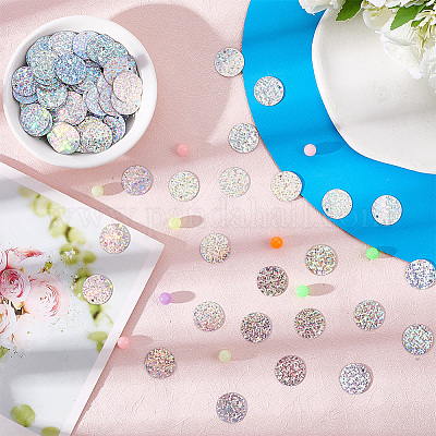 Подвески из ПВХ с пайетками/пайетками PVC-WH20005-01D-1