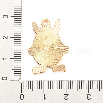 Подвески из сплава с эмалью на пасхальную тематику ENAM-P251-A05-KCG-1