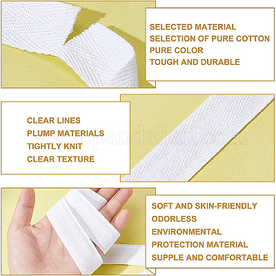 Хлопковые ленты OCOR-WH0032-28B-1