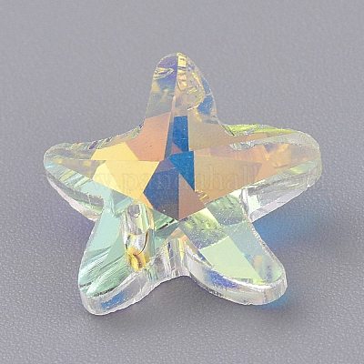 Граненый стеклянный шарм GLAA-H101-A-17-1