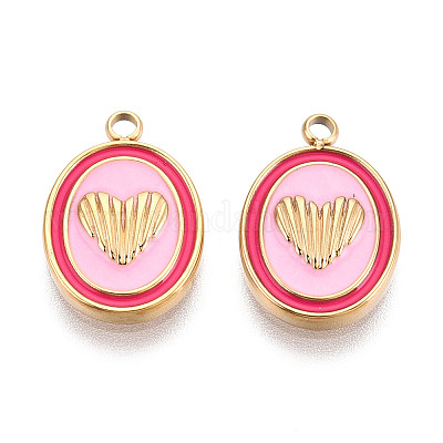 Подвески из нержавеющей стали 304 с эмалью STAS-T068-22-1