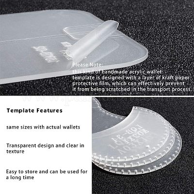 Акриловый шаблон поясной сумки TOOL-NB0001-22-1