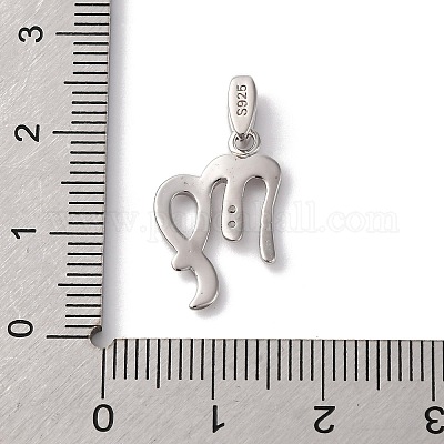 925 подвеска из стерлингового серебра с прозрачным микропаве и цирконием STER-H117-01P-06-1