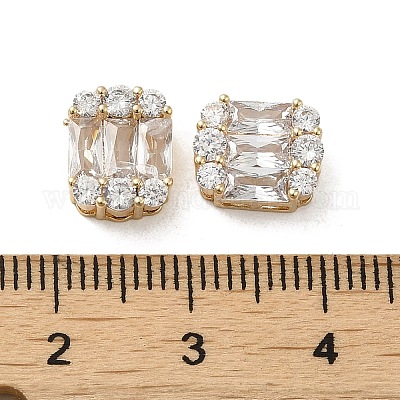 Латунные микро проложить кубического циркония многожильных соединения KK-H455-50G-1