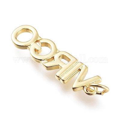 Латунные подвески&nbsp;LS-ZIRC-I048-15G-05-1