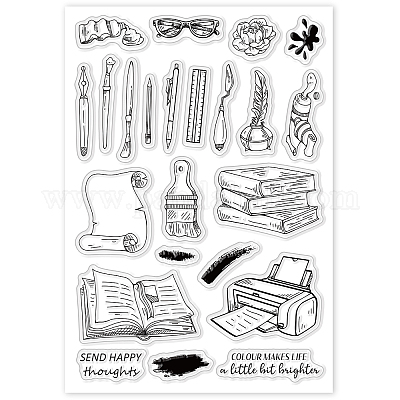 Silicone Stamps Scrapbooking, Silicone School Supplies
