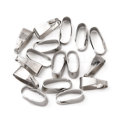 Платиновые латунные держатели кулонов X-KK-M029-02P-1